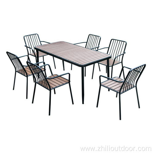 chair restaurant wood plastic composite picnic table
